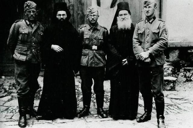 Афонские монахи и гитлеровцы в Карее (1941 г.)