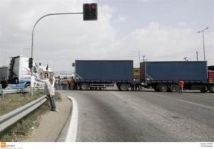 Забастовка греческих владельцев грузовиков