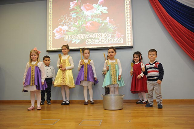 Весёлый детский концерт, посвящённый Дню 8 марта, прошёл в РЦНК в субботу, 5 марта.