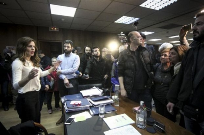 Министерство труда Греции подверглось штурму