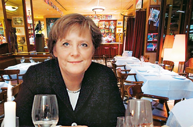 Меркель угостили великолепным ужином в греческих традициях