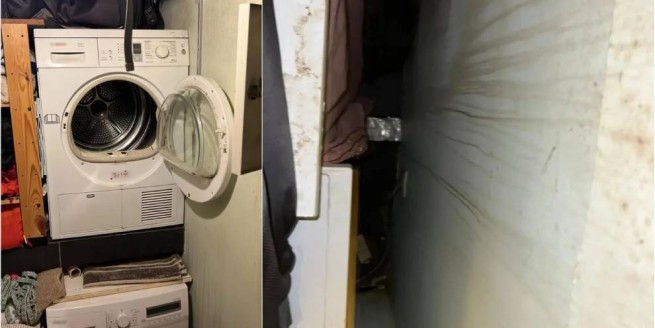 В потайном "шкафу", оборудованном за стиральной машиной, обнаружили 53-летнюю женщину, находящуюся в розыске