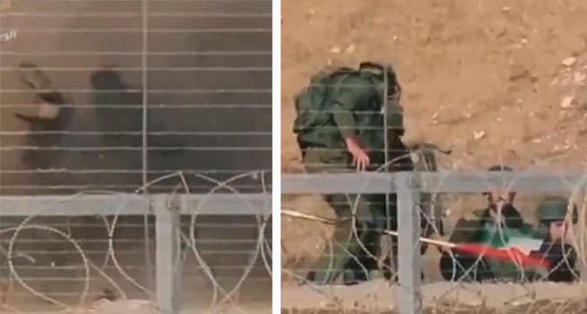 Израильские солдаты, пытавшиеся снять флаг Палестины, были убиты выпущенной боевиками "Хесболла" ракетой