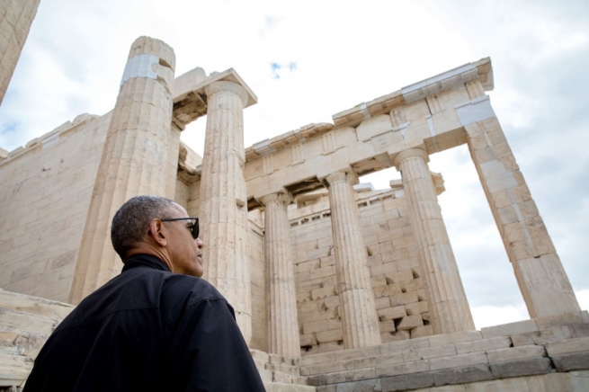 Белый дом издал альбом - поездка Обамы в Афины, 20 удивительных кадров