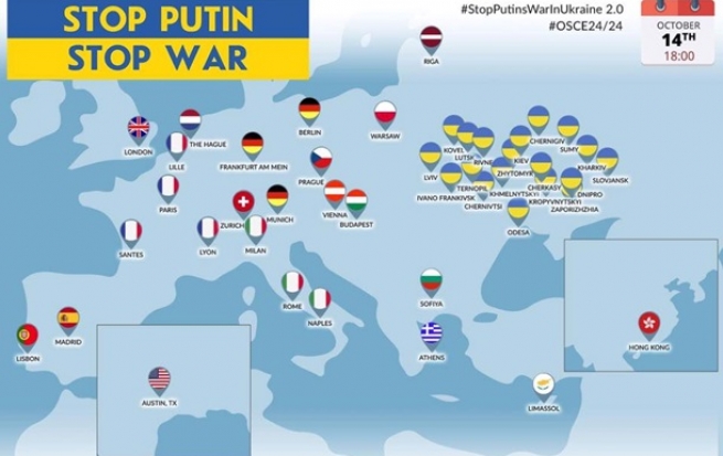 Акция "Стоп Путин" состоится в 60 странах мира в т.ч и в Греции