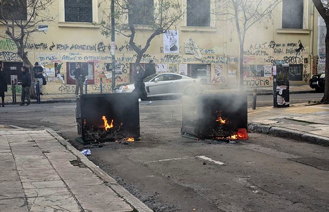 Беспорядки в Экзархии после студенческого митинга