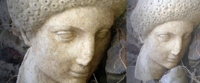 Проливные дожди на Крите вымыли античную скульптуру совершенной красоты