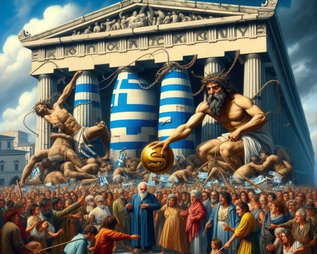 Греки «тонут» в долгах: 40% граждан имеют задолженность
