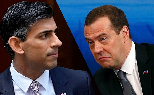 Д.Медведев: «Ввод британских войск в Украину равнозначен объявлению войны России»
