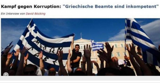 Spiegel: "Греция страдает от кумовства и коррупции"