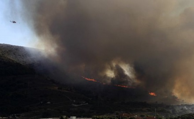 Пожар в восточной Аттике взят под контроль