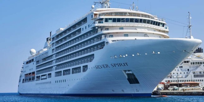 Ханья: круизный лайнер «Silver Spirit» прибыл в порт Суда