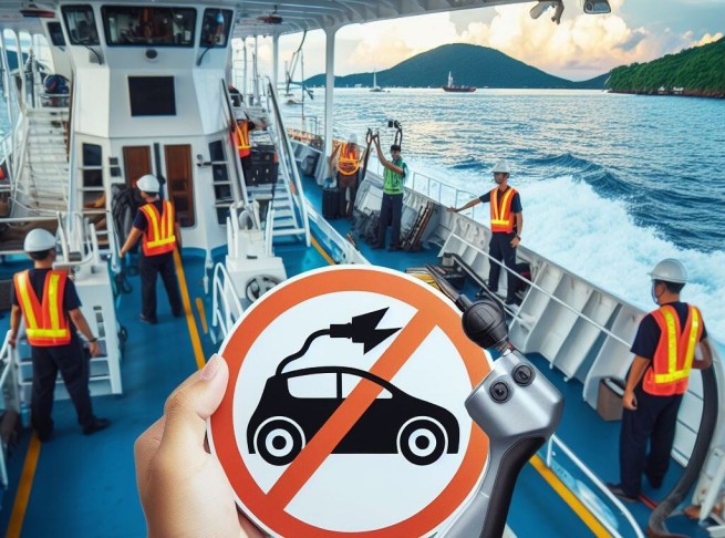 Греция: запрет на перевозку электромобилей на кораблях. Что следует знать водителям
