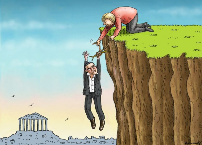 Вице-канцлер ФРГ предложил заморозить счета налоговых уклонистов Греции