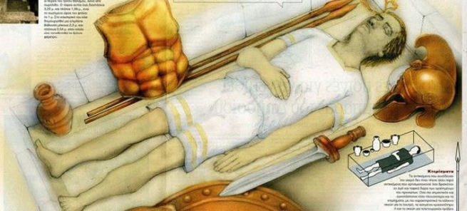 Образ погребенного в Амфиполи