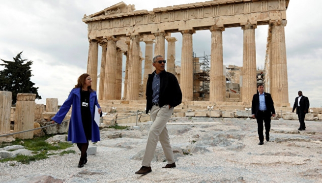 Греческих журналистов не пустили на Акрополь