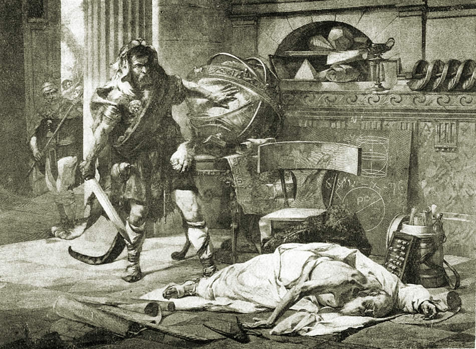 Эдуар Вимон (1846—1930). Смерть Архимеда