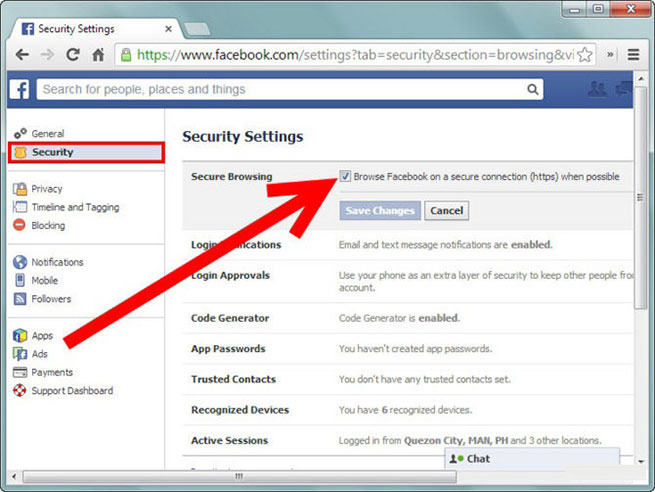 6 советов, которые позволят сохранить ваш Facebook аккаунт в безопасности - безопасное соединение