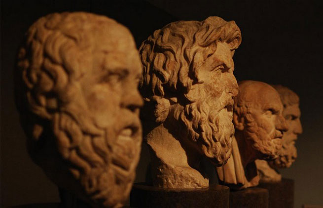 Пифагор, Салон, Сократ, Платон. / Фото:divinus.gr