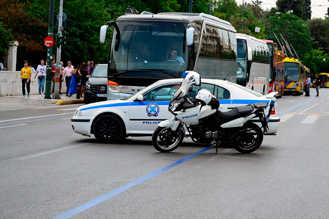 Полиция в Афинах
