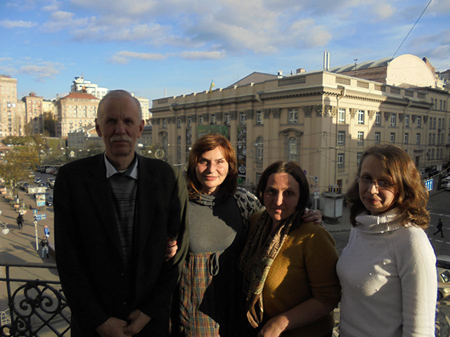 С коллегами из Украинского информационного агентства