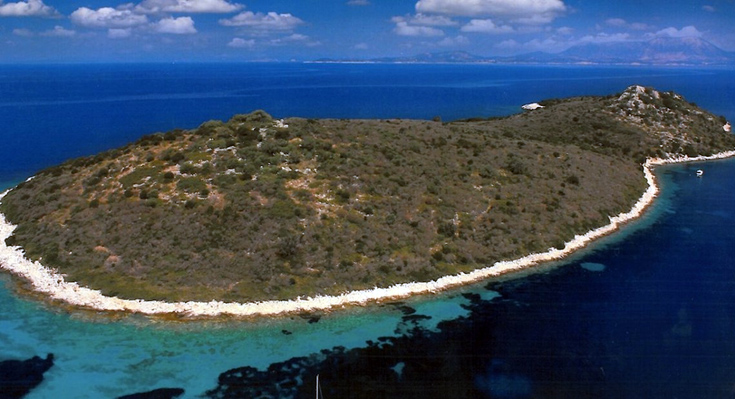 Остров Гайя Ионическое море
