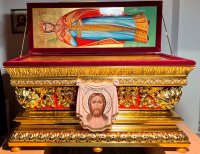 Мощи святой великомученицы Екатерины в Панагии Сумела