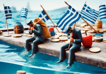 Реальная зарплата в Греции упала на 30%