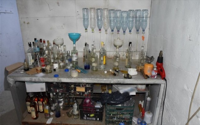 Обнаружен цех по незаконному производству алкогольных напитков