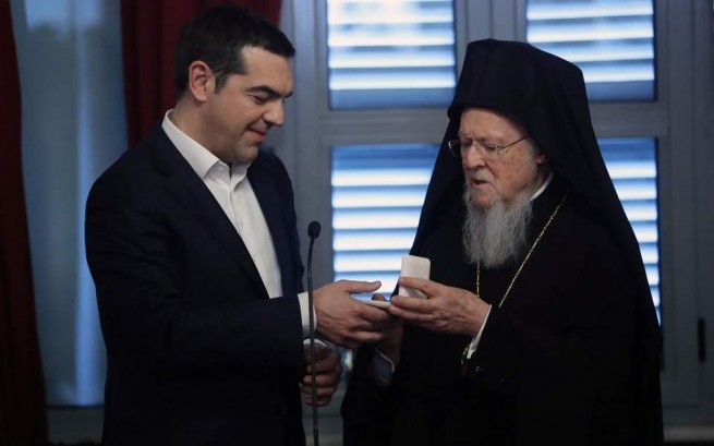 Варфоломей назвал«символическим» визит Ципраса в Халкинскую семинарию