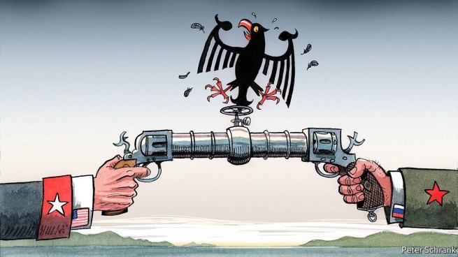 Газпром відключає постачання газу до Німеччини та Греції