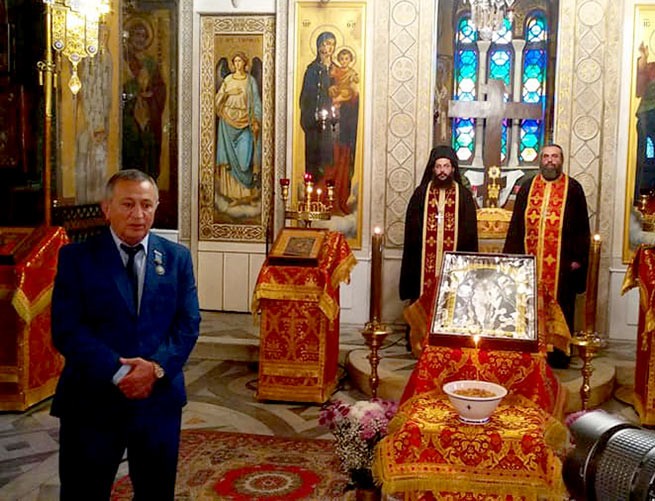 Панихида в церкви Сотеру Ликодемос по убиенным в Одессе 2 мая