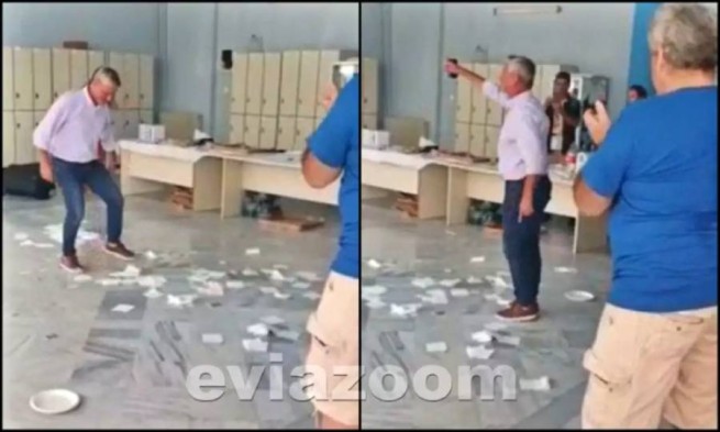 Муниципальные выборы в Халкиде: заместитель мэра танцевал зебейкико и бил тарелки