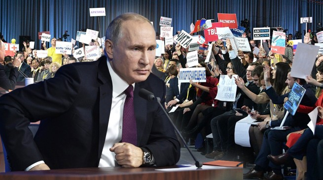 12 самых ярких моментов пресс-конференции Владимира Путина