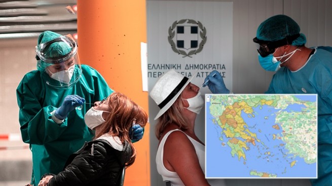 Хроники коронавируса: 1211 новых случаев в Греции, 114 интубированных, 12 умерших