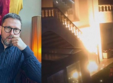 На дом украинского блогера Анатолия Шария напали с коктейлями Молотова