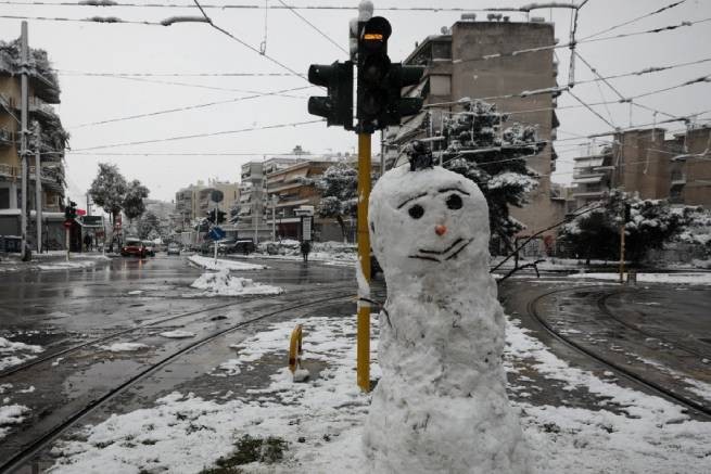 Предупреждение метеорологов: ожидается снег в горах Аттики