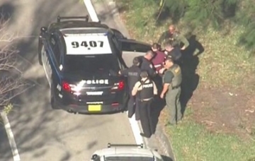 Фото: Скриншот видео Задержание подозреваемого в стрельбе