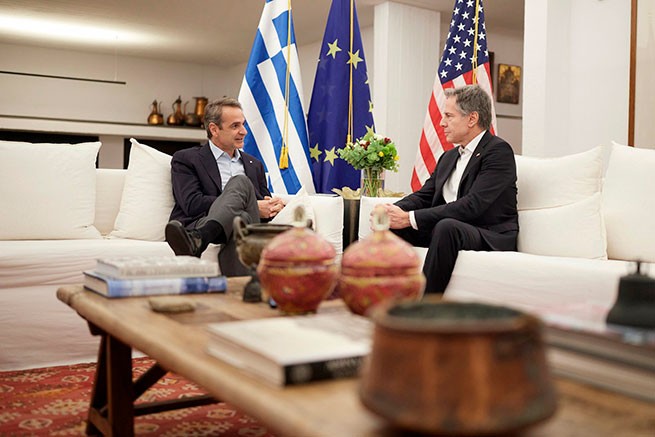 "Греция получит то, что было согласовано" - Афины удовлетворены встречей Мицотакис-Блинкен