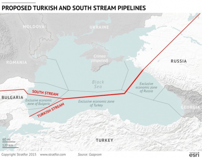 Stratfor:  «Турецкий поток» предусмотрел все возможные угрозы
