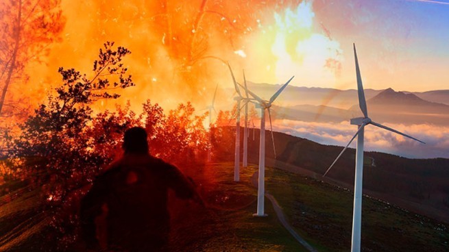 Министерство окружающей среды лицензирует ветряные электростанции в сожженном лесу Эврос