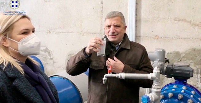 Reparan tubería de agua en la isla de Egina tras sabotaje