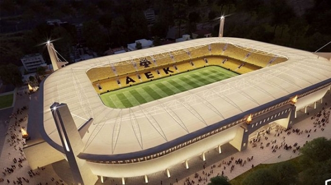 В Афинах началось строительство нового стадиона для футбольного клуба AEK