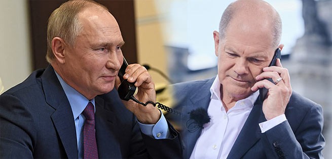 Путин провел телефонный разговор с Шольцем