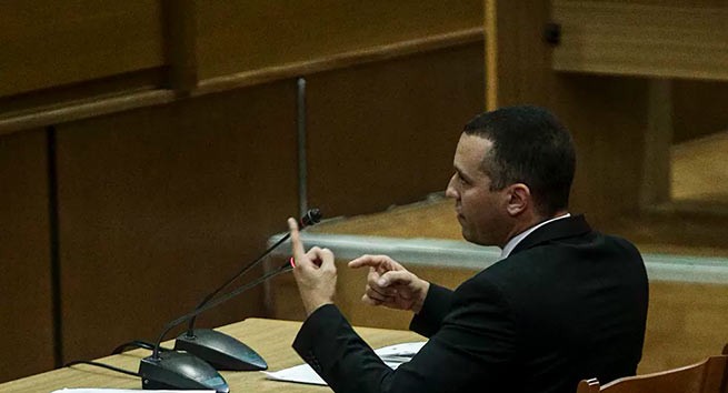 Касидиарис в суде: «Я невиновен, я хочу заявить о своей невиновности»