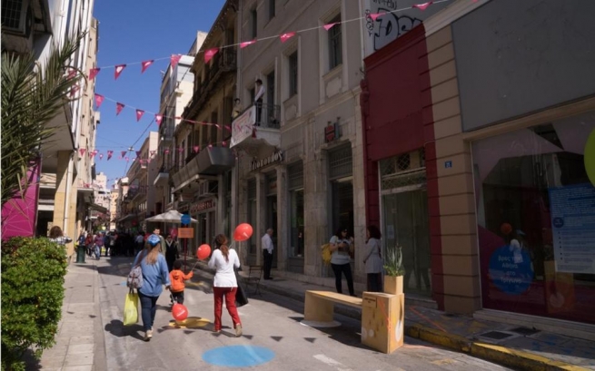 Афинский центр получит две пешеходные улицы
