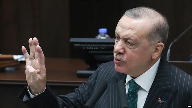Эрдоган отменил высылку 10 послов из Турции