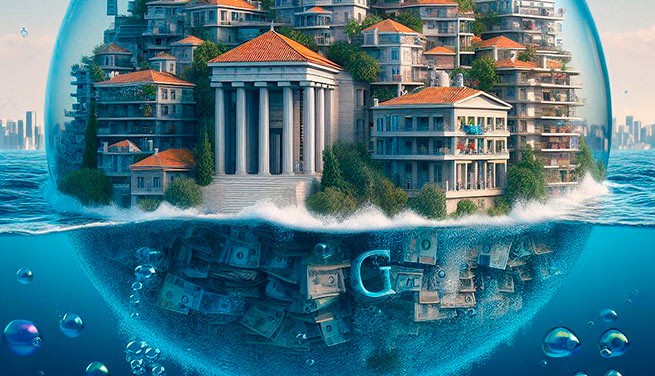 МВФ указывает на "пузырь" в ценах на греческую недвижимость