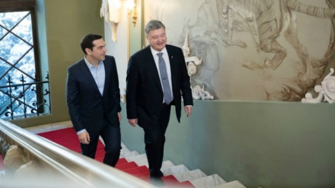 Заявление пресс-службы ЦК КПГ  относительно визита А. Ципраса на Украину