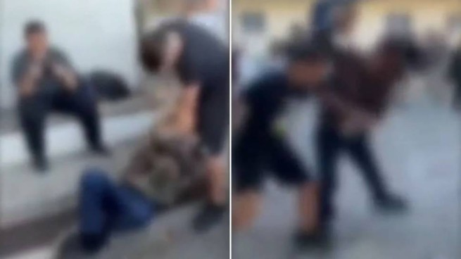 Шокирующее видео избиения 13-летнего ученика в школе. Они кричали: «убей его!»